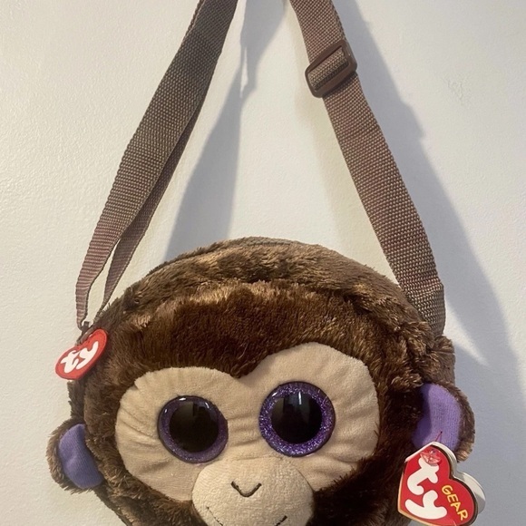 Ty Other - Ty Gear Monkey Plush Crossbody Bag